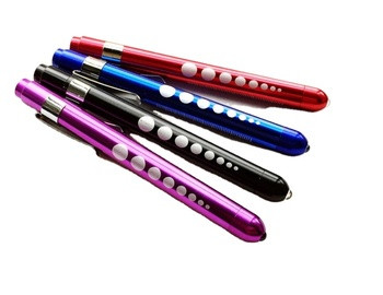 Stiftlicht medizinischer Doktorstift der Aluminiumlegierungs-Krankenschwester-LED Penlight mit Licht