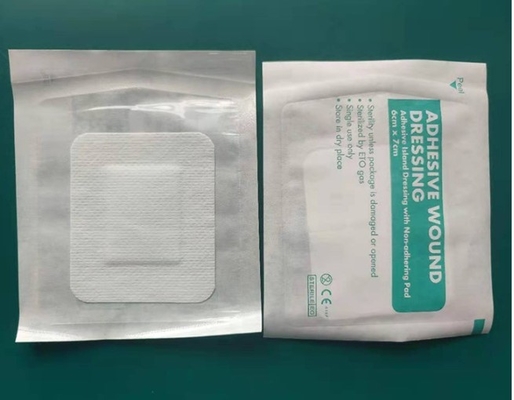Nicht steriles Gauze Adhesive Wound Dressings Non gesponnenes 6x7