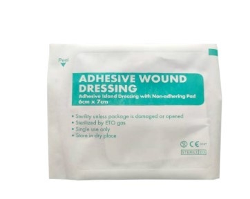 Nicht steriles Gauze Adhesive Wound Dressings Non gesponnenes 6x7