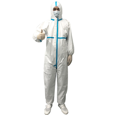 Antibakterien-Wegwerfoverall-Schutzanzug S-XXXL